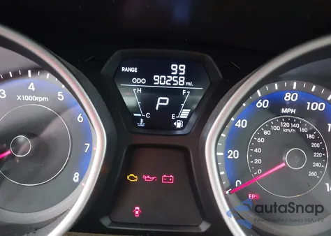 2013 Hyundai Elantra Gls из США, поврежденный, VIN KMHDH4AE1DU667729